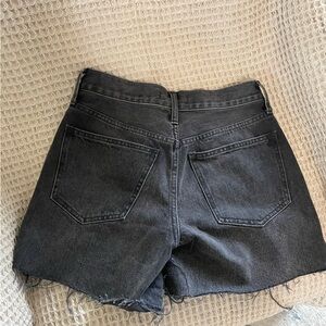 Madewell Black Jean Shorts